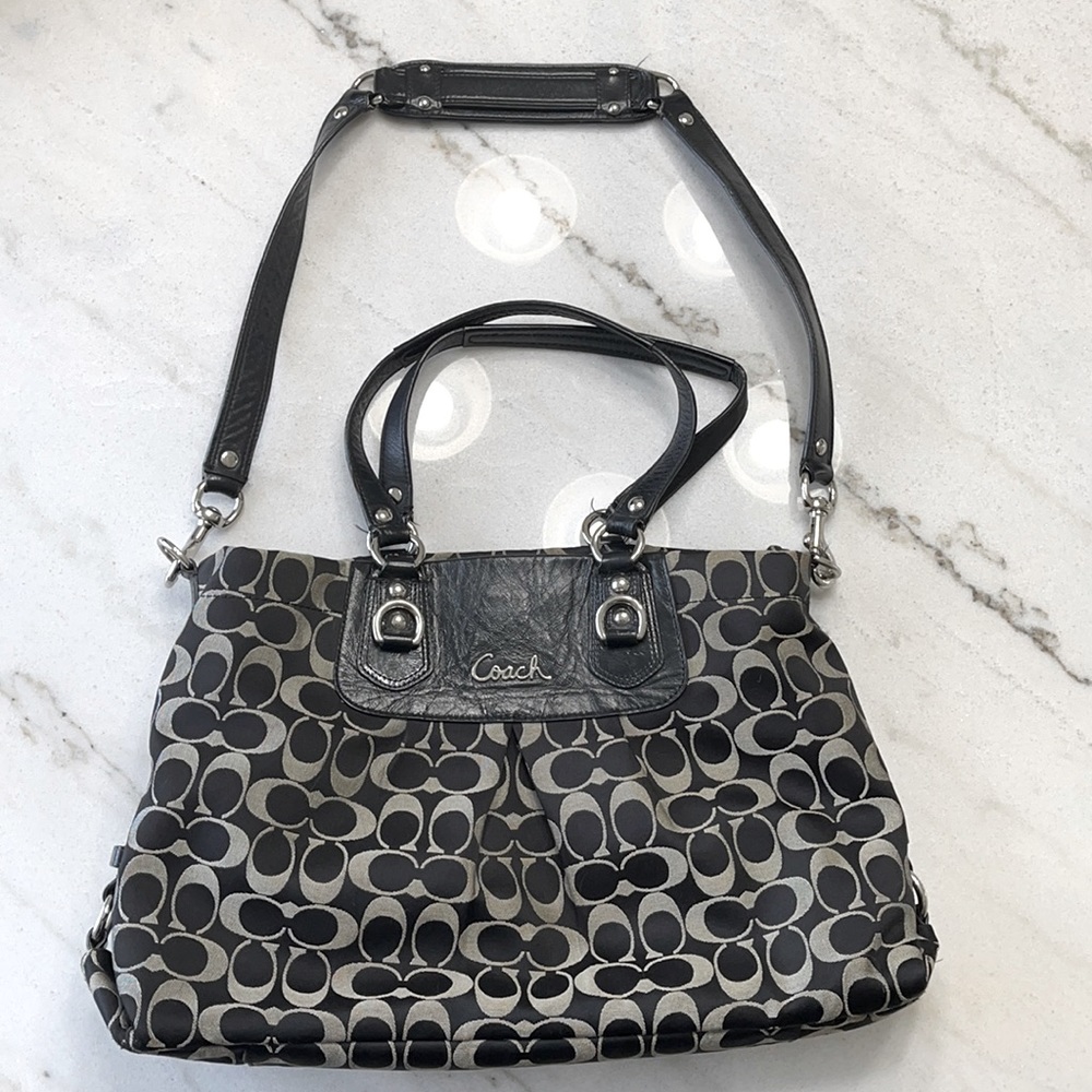•COACH• Ashley Signature Satchel Shoulder/Handbag - Picture 6 of 15